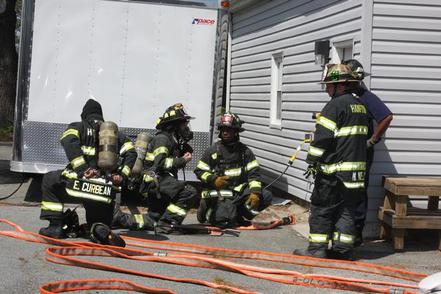Northampton Co. conducts Fire Attck training during Takeover Day.